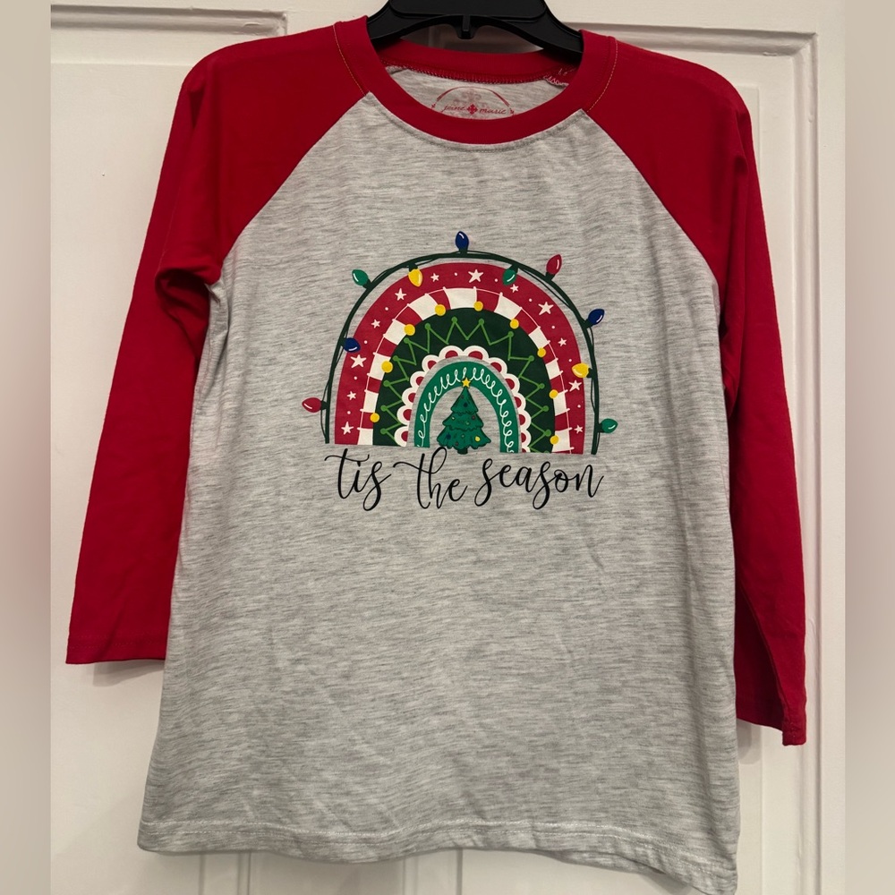 Girls Jane Marie Christmas Long Sleeve Tee
